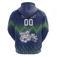 Custom Slovenia Hockey Hoodie Slovenija Lynx Mascot