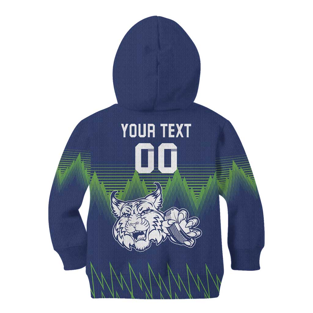 Custom Slovenia Hockey Kid Hoodie Slovenija Lynx Mascot