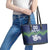 Custom Slovenia Hockey Leather Tote Bag Slovenija Lynx Mascot