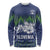 Custom Slovenia Hockey Long Sleeve Shirt Slovenija Lynx Mascot