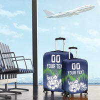Custom Slovenia Hockey Luggage Cover Slovenija Lynx Mascot