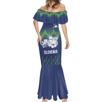 Custom Slovenia Hockey Mermaid Dress Slovenija Lynx Mascot