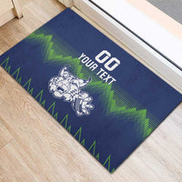 Custom Slovenia Hockey Rubber Doormat Slovenija Lynx Mascot