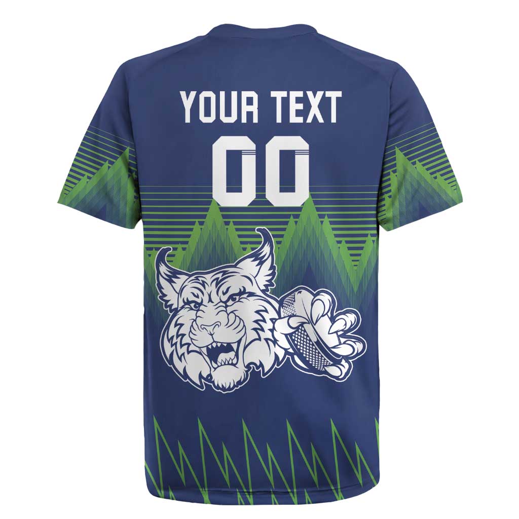 Custom Slovenia Hockey Rugby Jersey Slovenija Lynx Mascot