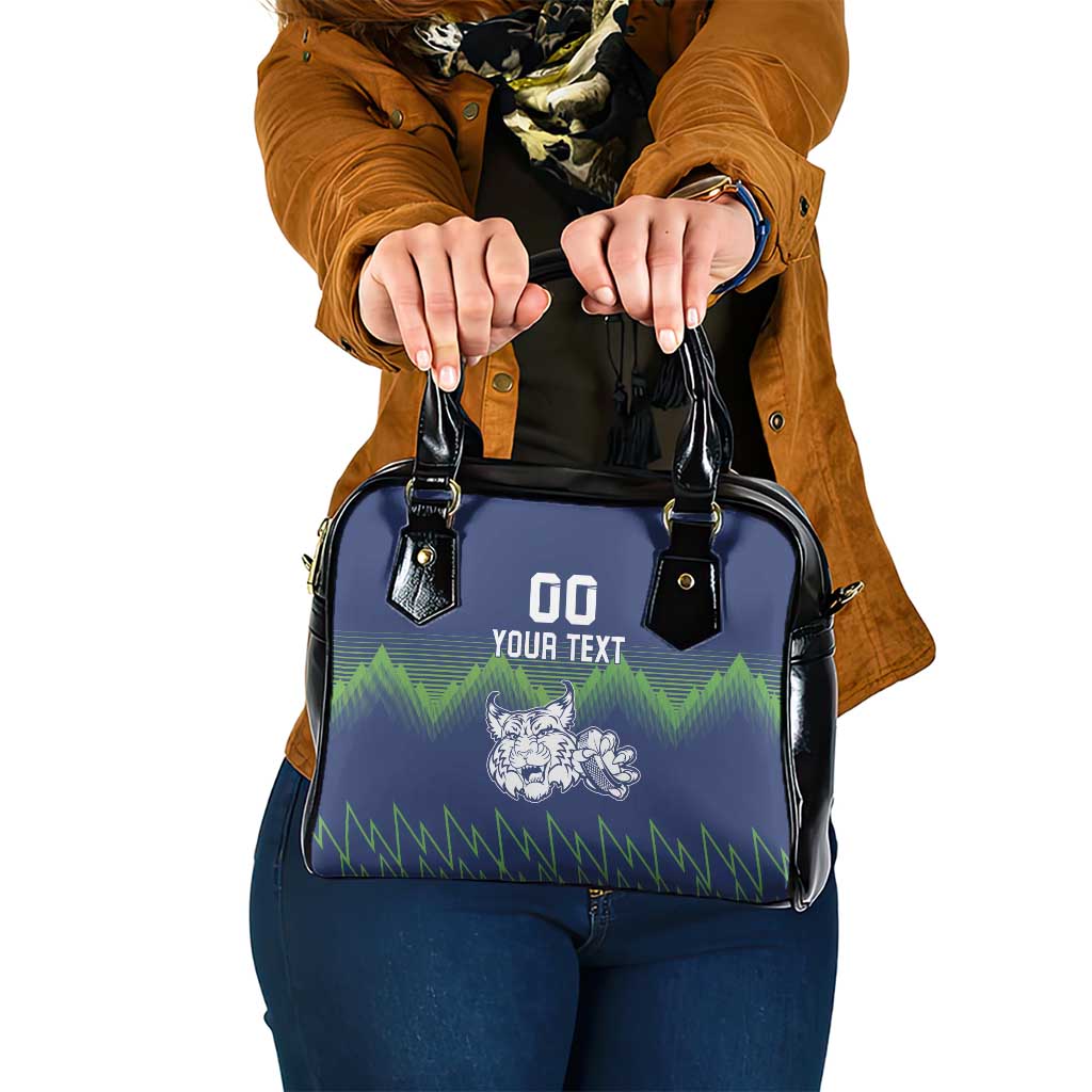 Custom Slovenia Hockey Shoulder Handbag Slovenija Lynx Mascot