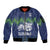 Custom Slovenia Hockey Sleeve Zip Bomber Jacket Slovenija Lynx Mascot