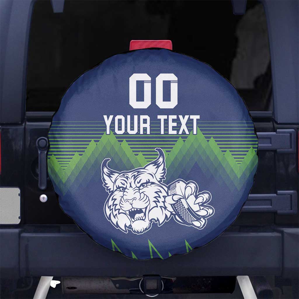 Custom Slovenia Hockey Spare Tire Cover Slovenija Lynx Mascot