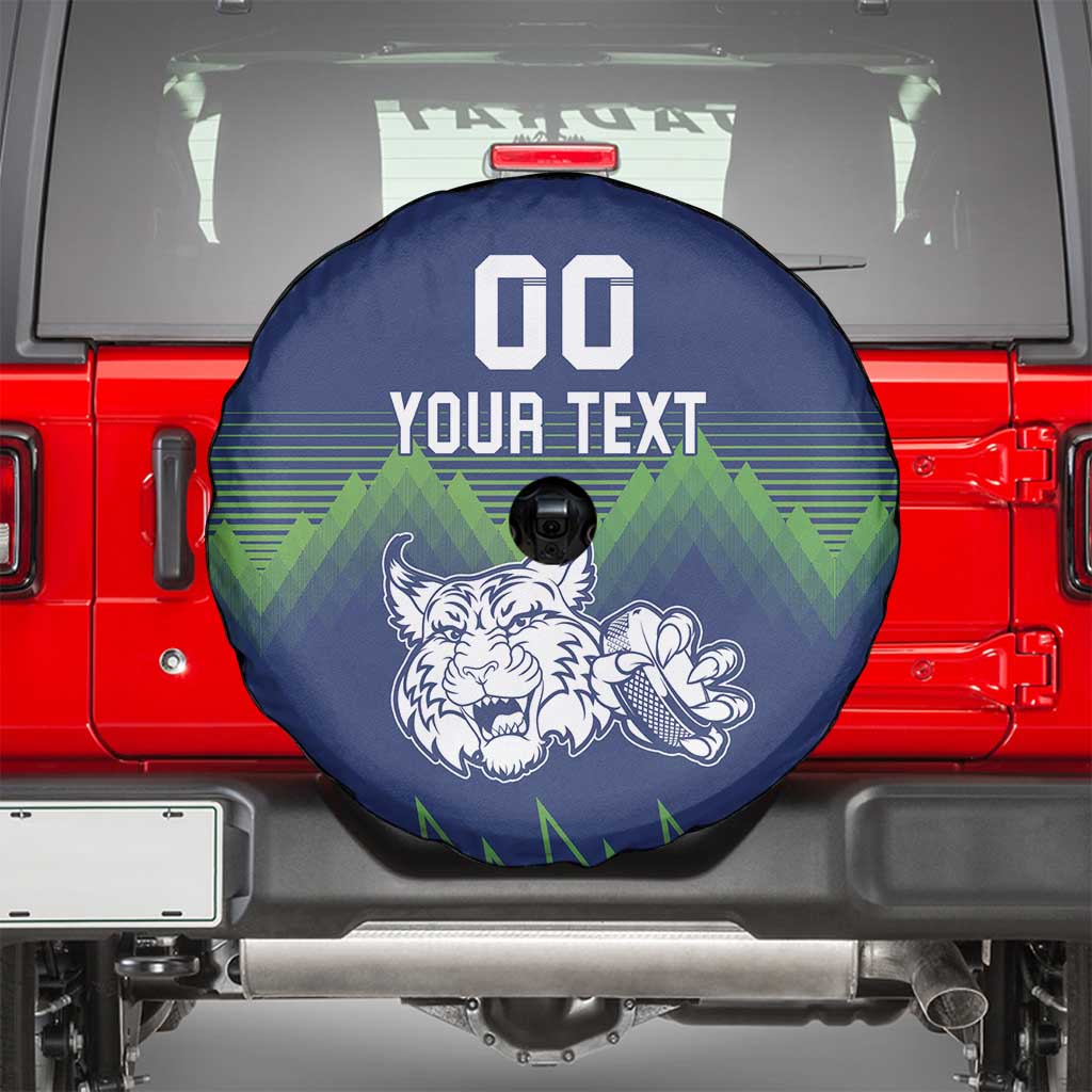 Custom Slovenia Hockey Spare Tire Cover Slovenija Lynx Mascot