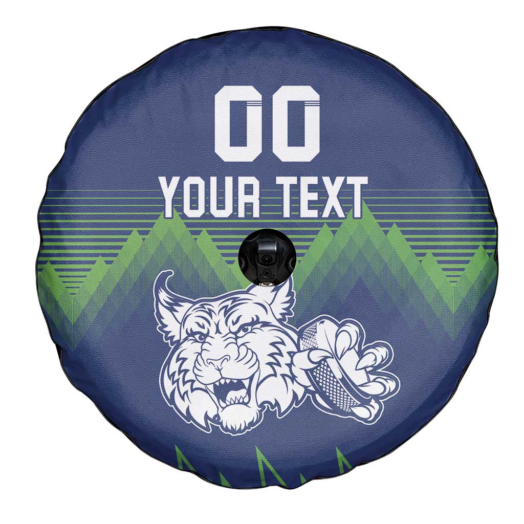 Custom Slovenia Hockey Spare Tire Cover Slovenija Lynx Mascot
