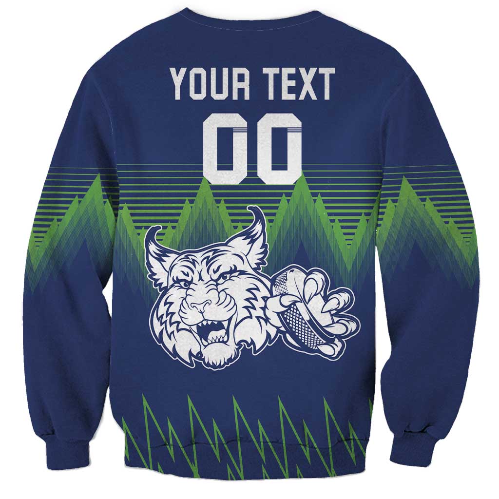 Custom Slovenia Hockey Sweatshirt Slovenija Lynx Mascot