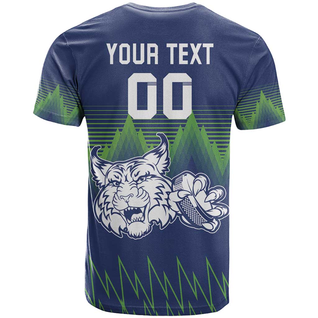 Custom Slovenia Hockey T Shirt Slovenija Lynx Mascot