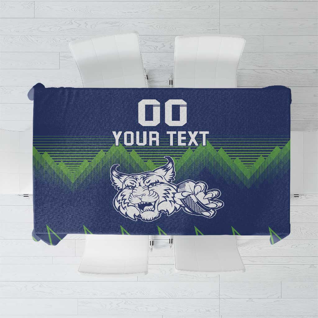 Custom Slovenia Hockey Tablecloth Slovenija Lynx Mascot