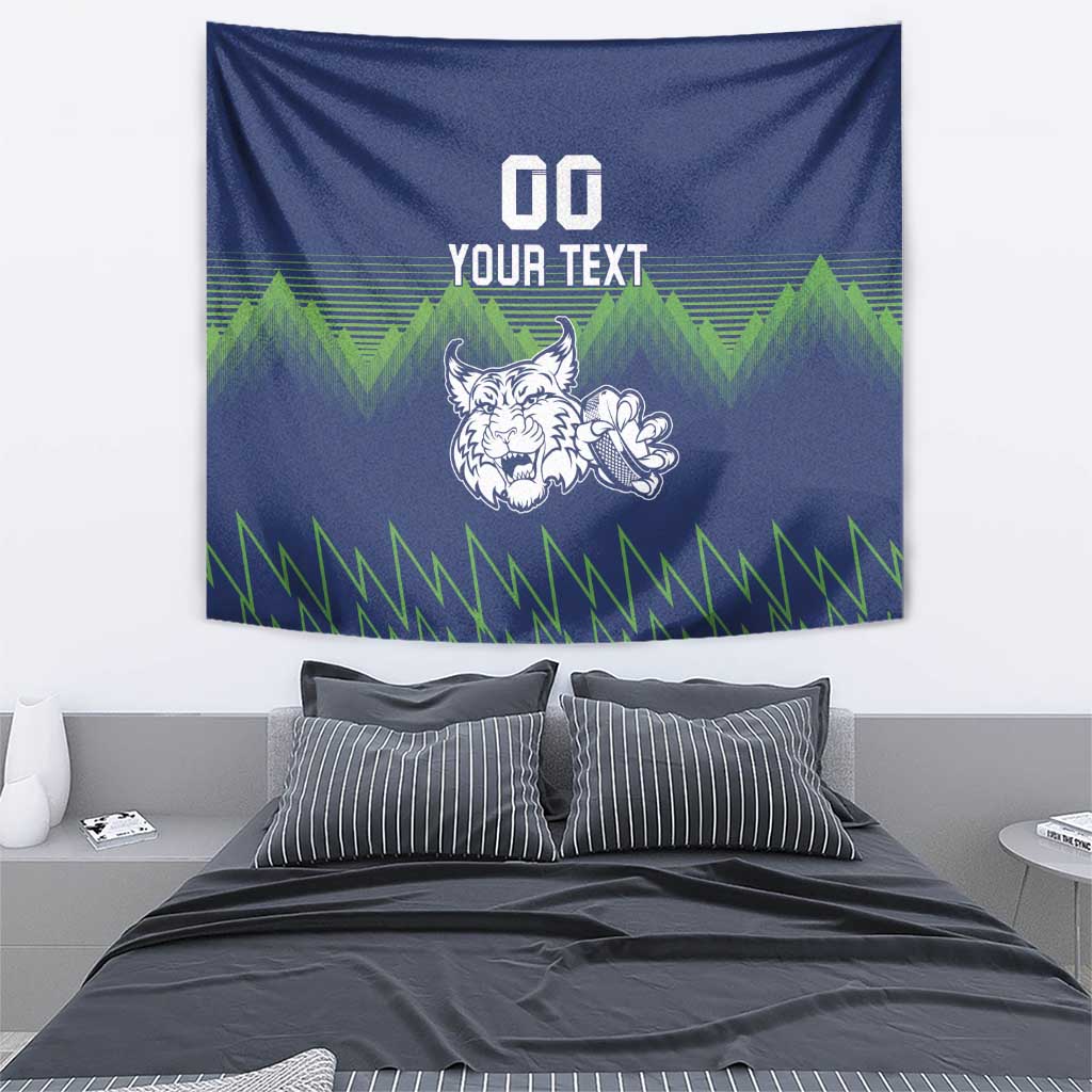 Custom Slovenia Hockey Tapestry Slovenija Lynx Mascot