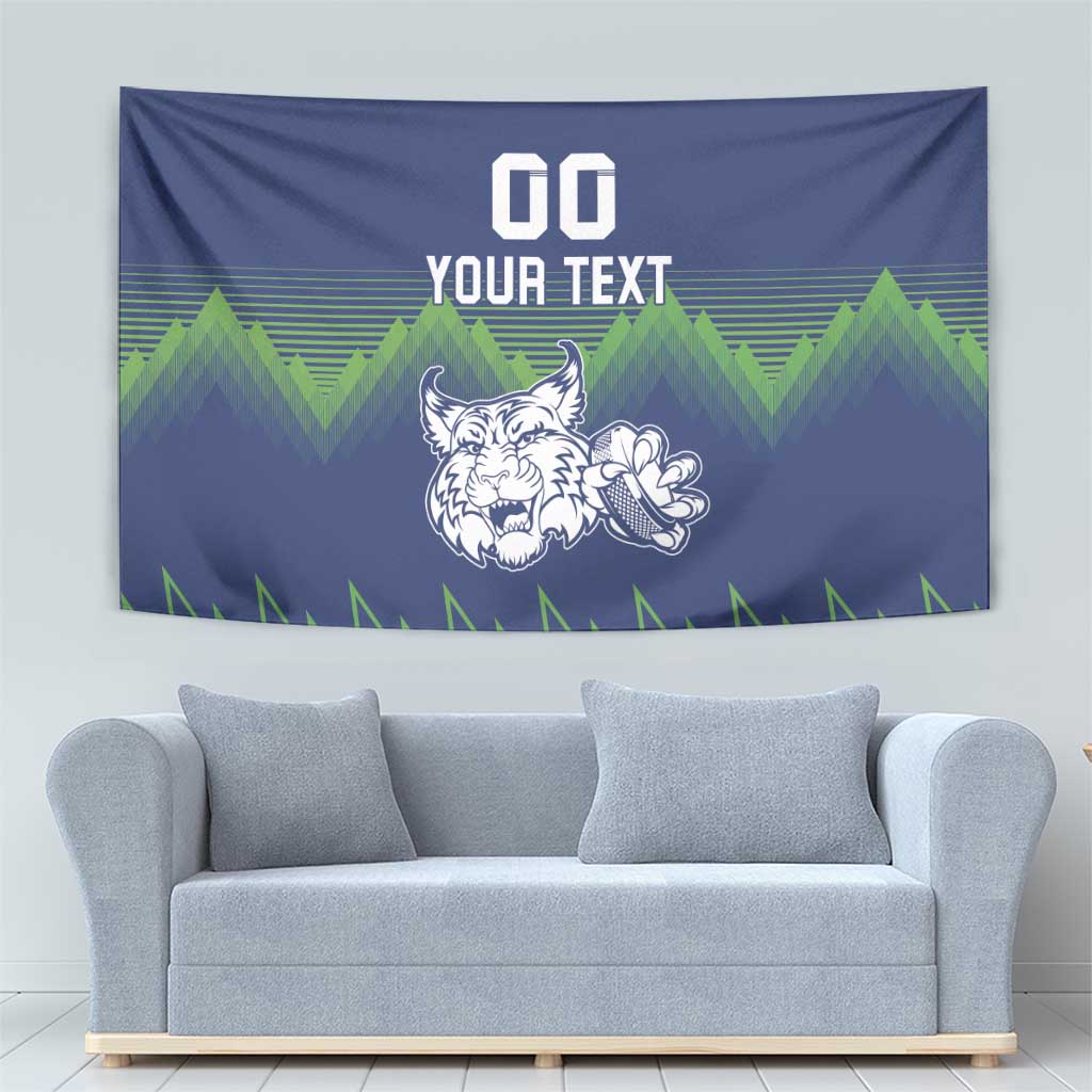 Custom Slovenia Hockey Tapestry Slovenija Lynx Mascot