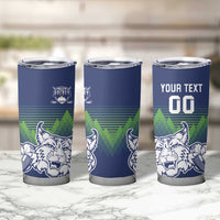 Custom Slovenia Hockey Tumbler Cup Slovenija Lynx Mascot