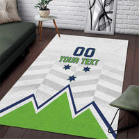 Custom Slovenia Hockey Area Rug Risi Go Champions