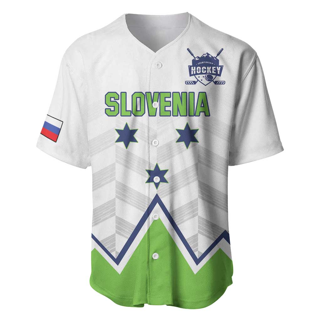 Custom Slovenia Hockey Baseball Jersey Risi Go Champions