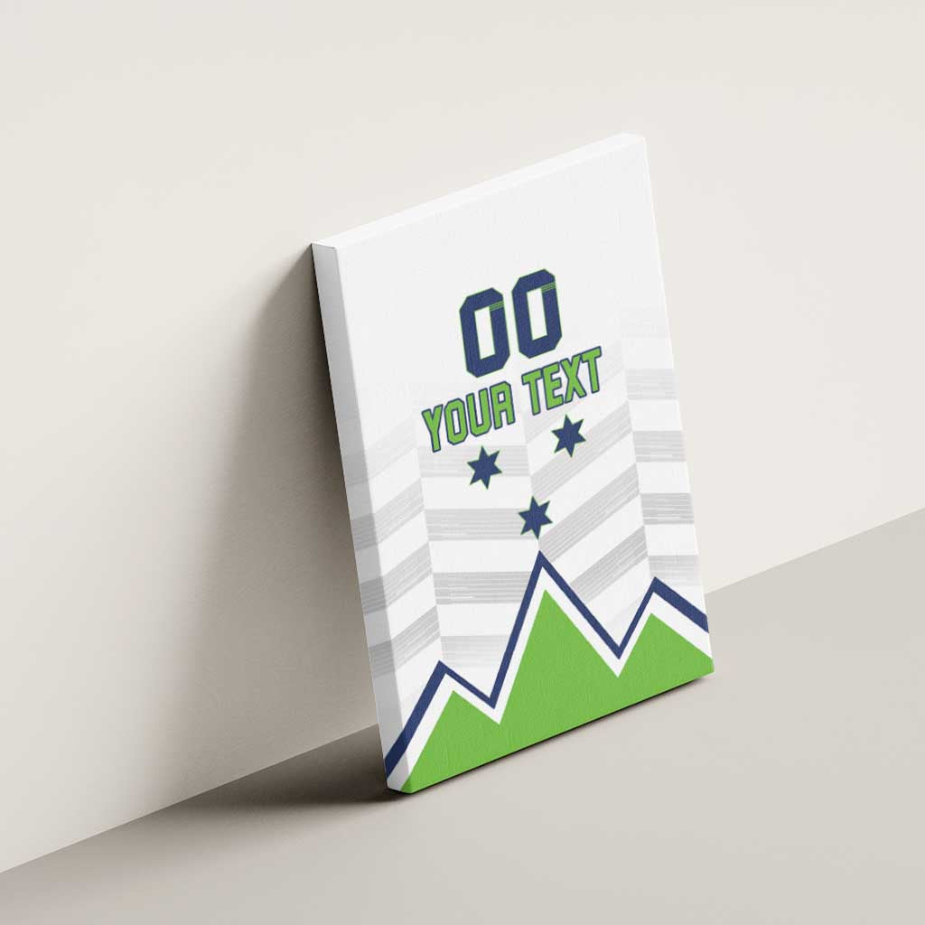 Custom Slovenia Hockey Canvas Wall Art Risi Go Champions