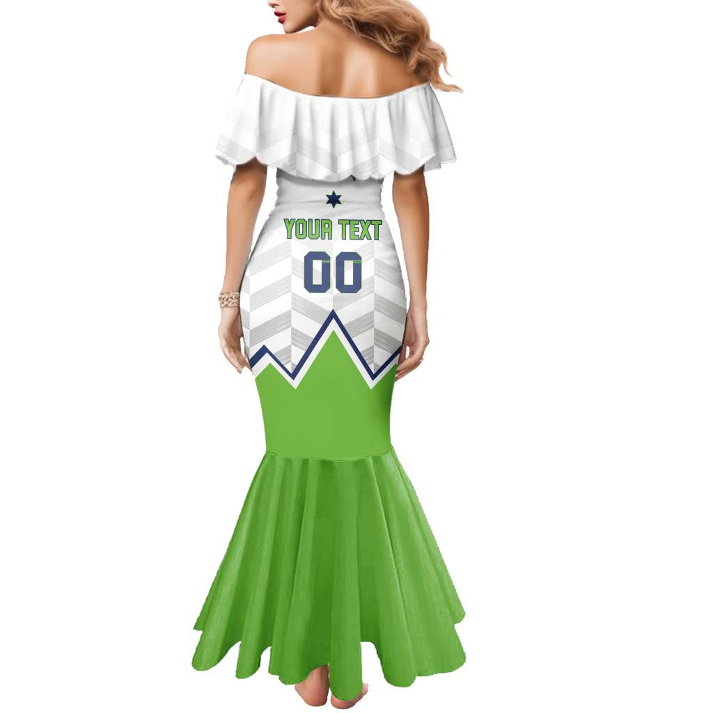 Custom Slovenia Hockey Family Matching Mermaid Dress and Hawaiian Shirt Risi Go Champions