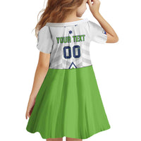 Custom Slovenia Hockey Family Matching Off Shoulder Short Dress and Hawaiian Shirt Risi Go Champions