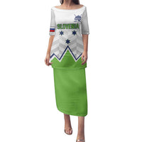 Custom Slovenia Hockey Family Matching Puletasi and Hawaiian Shirt Risi Go Champions