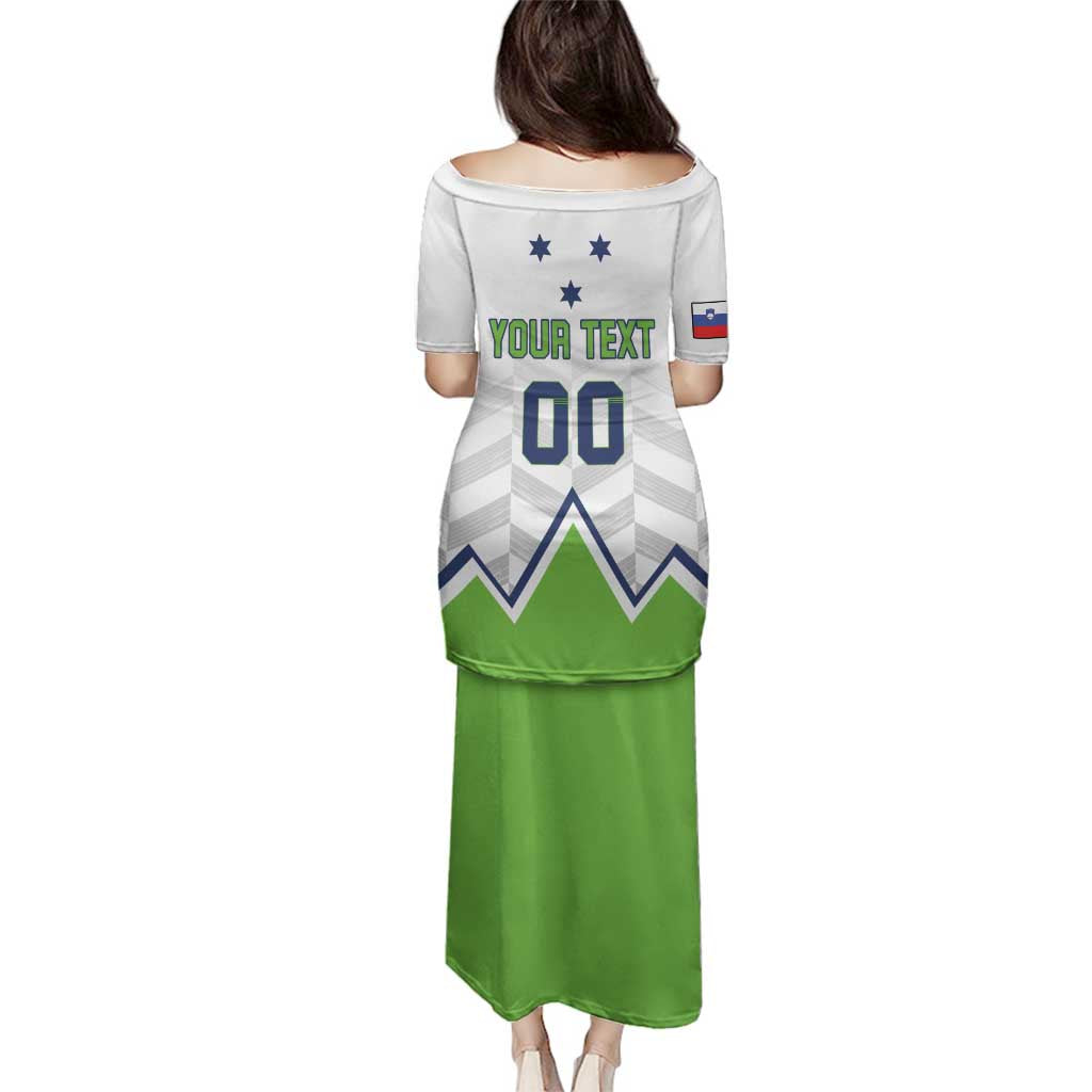 Custom Slovenia Hockey Family Matching Puletasi and Hawaiian Shirt Risi Go Champions