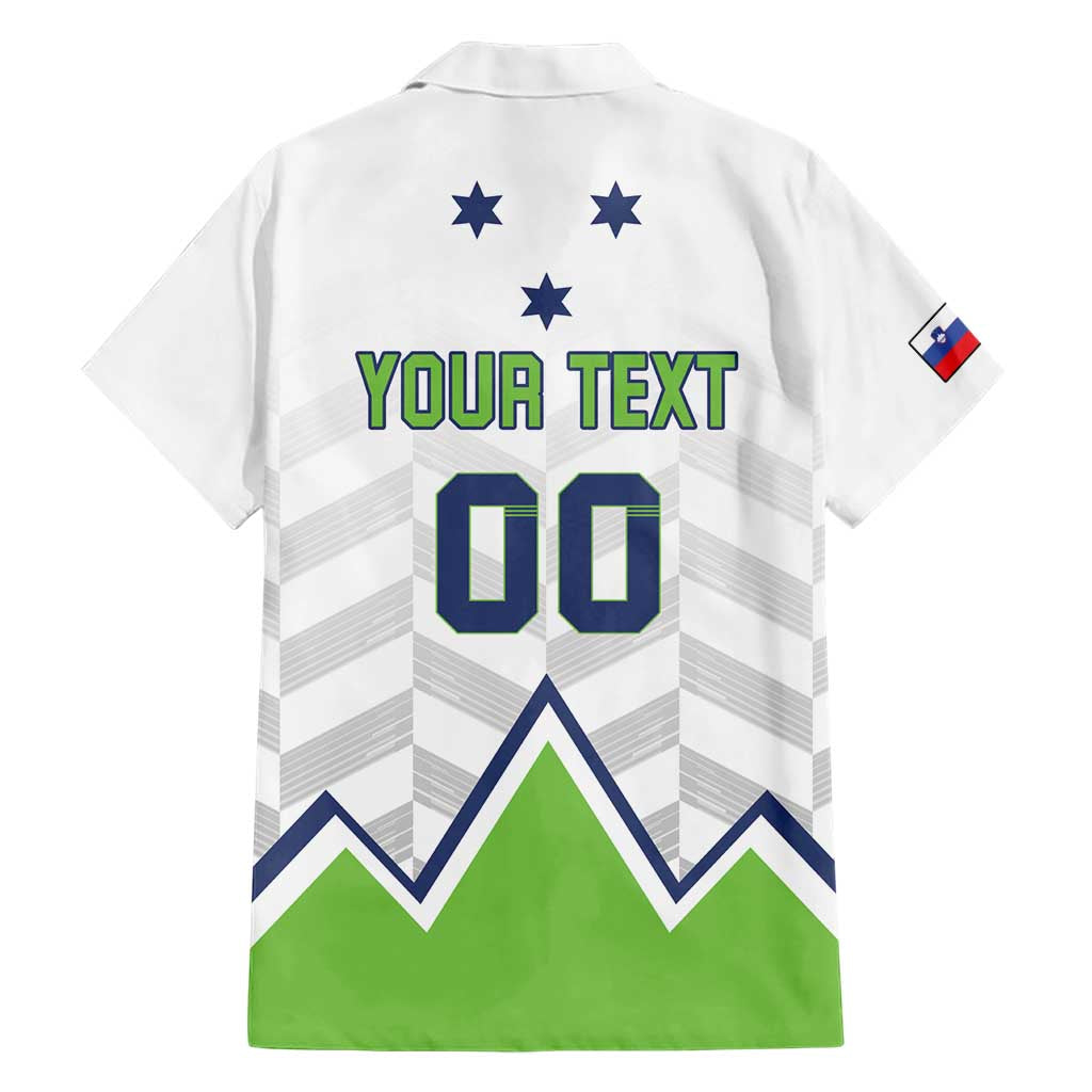 Custom Slovenia Hockey Family Matching Short Sleeve Bodycon Dress and Hawaiian Shirt Risi Go Champions