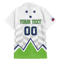 Custom Slovenia Hockey Family Matching Short Sleeve Bodycon Dress and Hawaiian Shirt Risi Go Champions