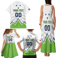 Custom Slovenia Hockey Family Matching Tank Maxi Dress and Hawaiian Shirt Risi Go Champions