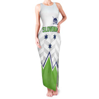 Custom Slovenia Hockey Family Matching Tank Maxi Dress and Hawaiian Shirt Risi Go Champions