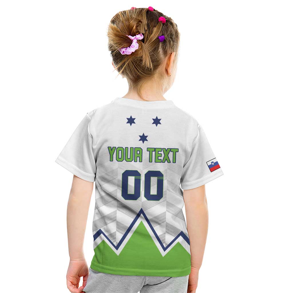 Custom Slovenia Hockey Kid T Shirt Risi Go Champions