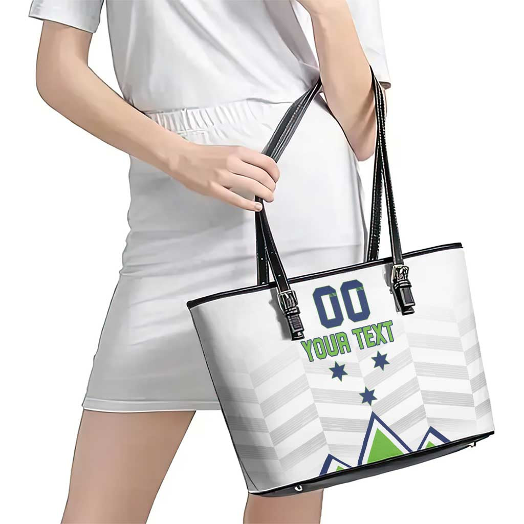 Custom Slovenia Hockey Leather Tote Bag Risi Go Champions