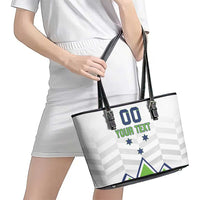 Custom Slovenia Hockey Leather Tote Bag Risi Go Champions