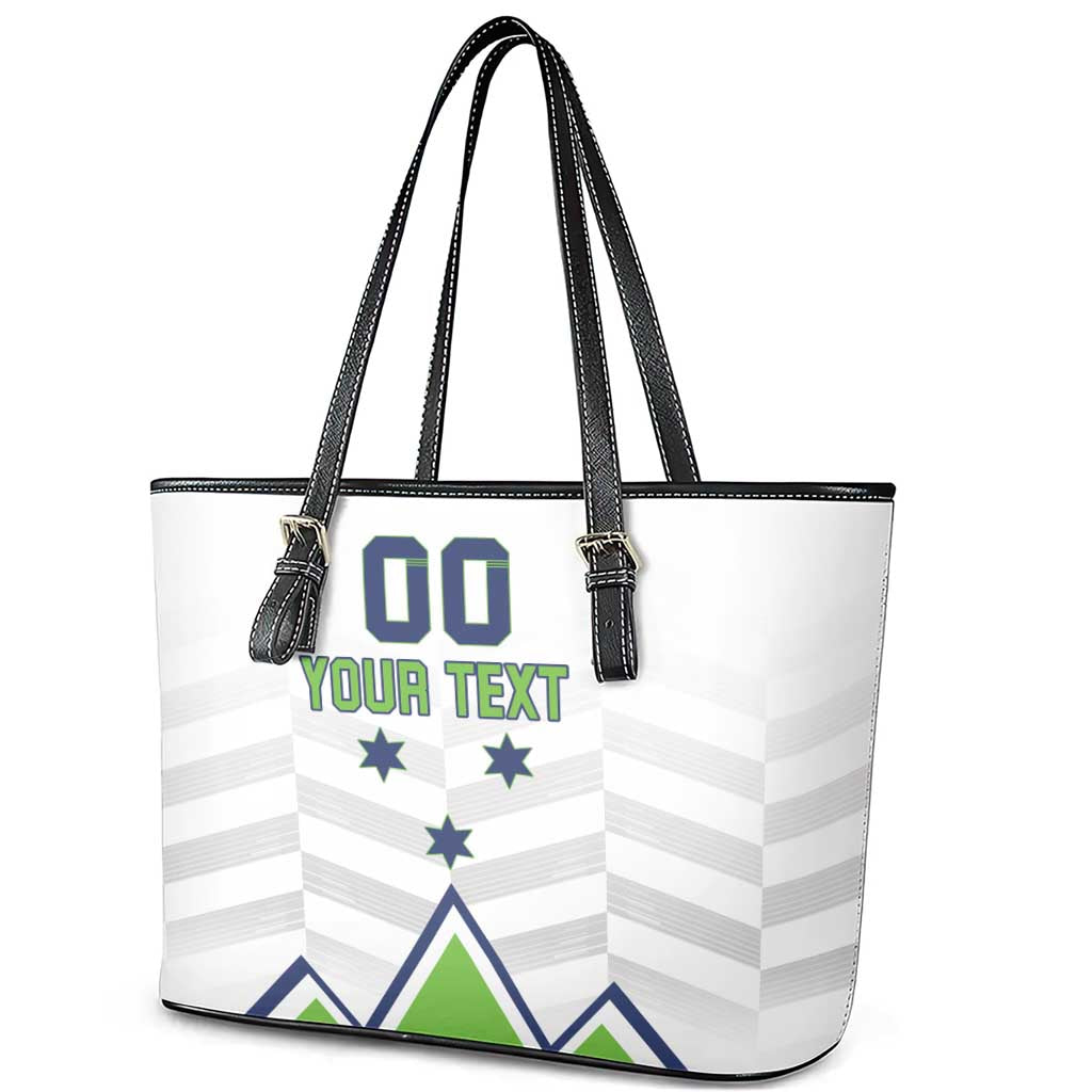 Custom Slovenia Hockey Leather Tote Bag Risi Go Champions