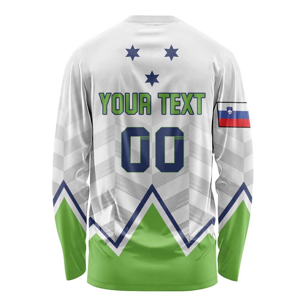 Custom Slovenia Hockey Long Sleeve Shirt Risi Go Champions