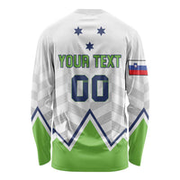 Custom Slovenia Hockey Long Sleeve Shirt Risi Go Champions
