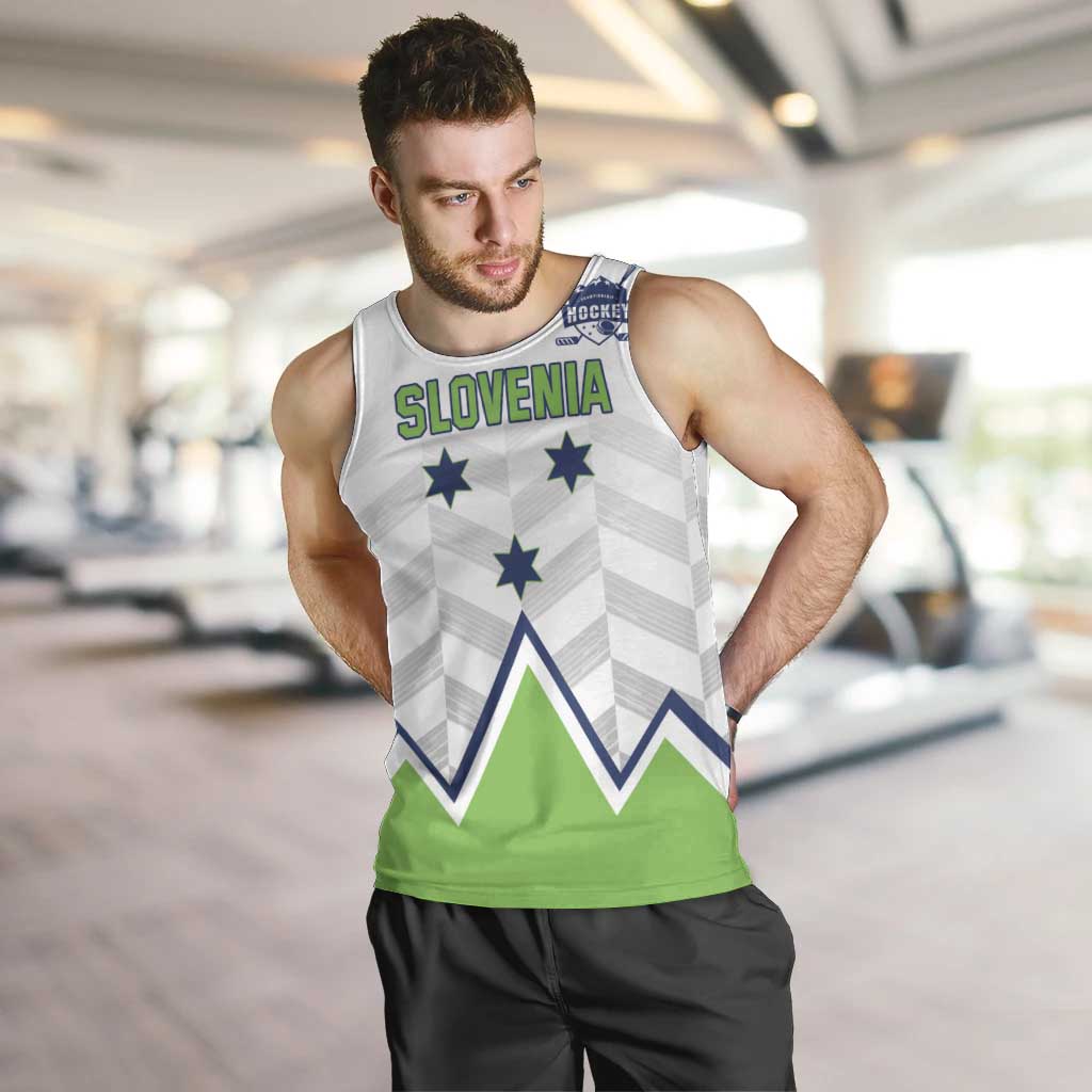 Custom Slovenia Hockey Men Tank Top Risi Go Champions