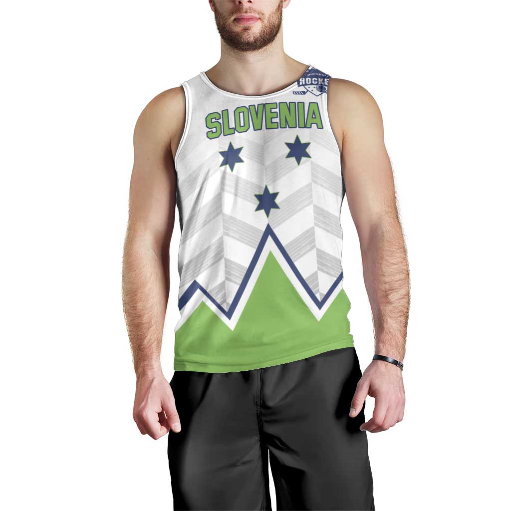 Custom Slovenia Hockey Men Tank Top Risi Go Champions