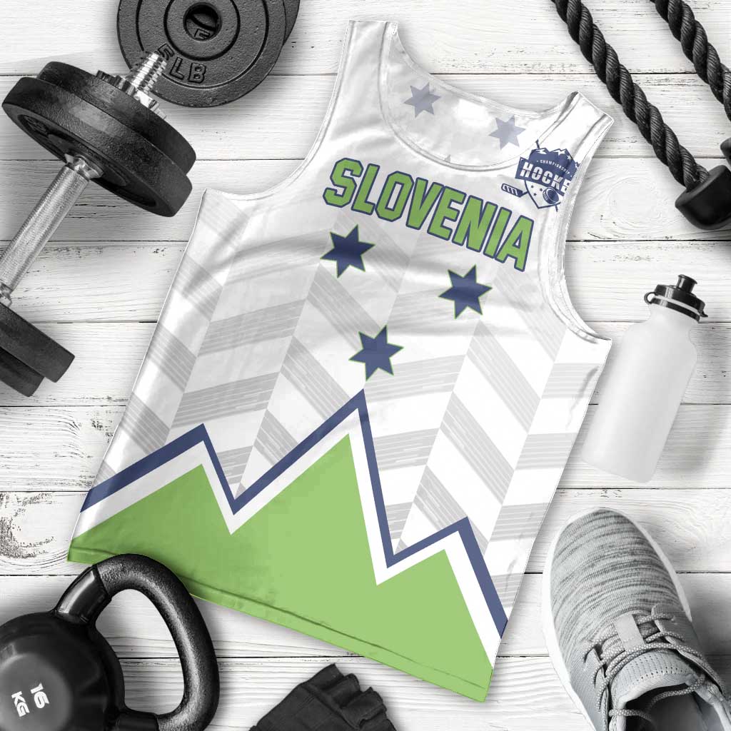 Custom Slovenia Hockey Men Tank Top Risi Go Champions