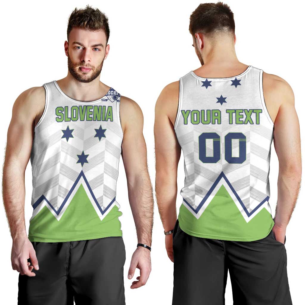 Custom Slovenia Hockey Men Tank Top Risi Go Champions