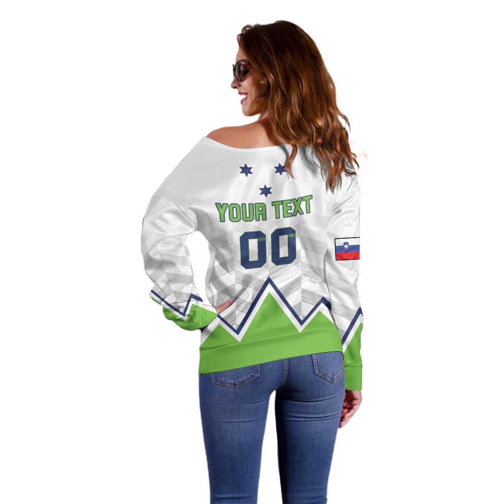 Custom Slovenia Hockey Off Shoulder Sweater Risi Go Champions
