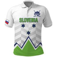 Custom Slovenia Hockey Polo Shirt Risi Go Champions