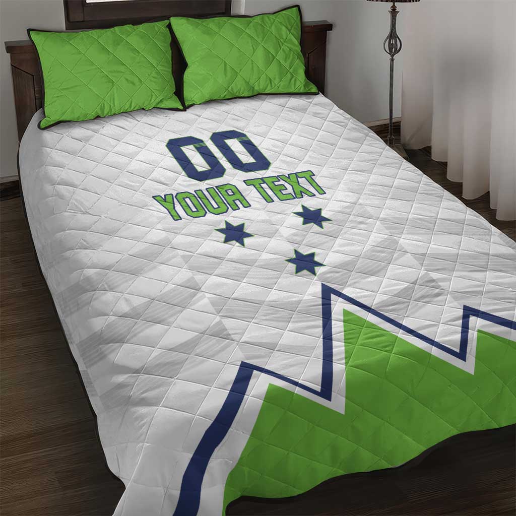 Custom Slovenia Hockey Quilt Bed Set Risi Go Champions
