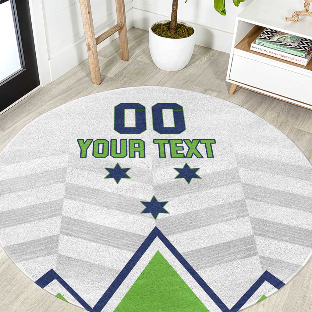 Custom Slovenia Hockey Round Carpet Risi Go Champions