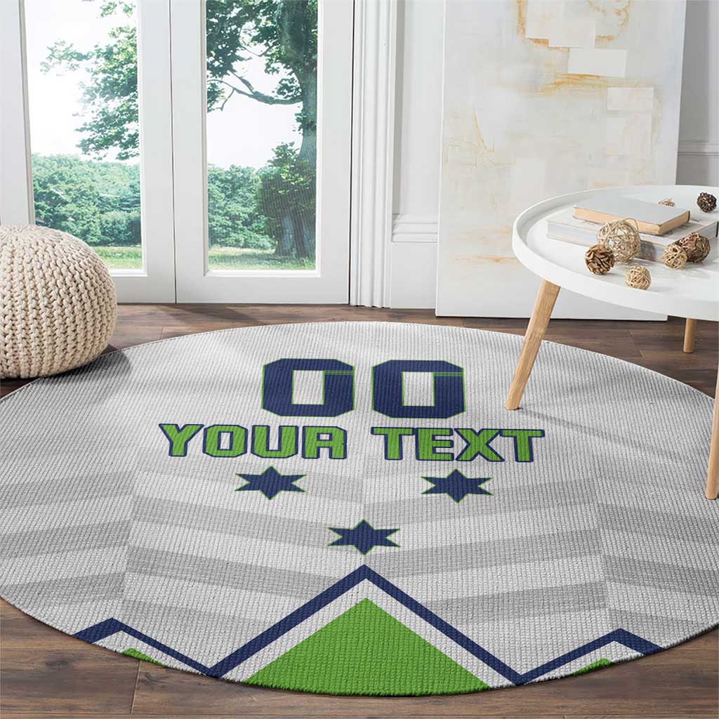 Custom Slovenia Hockey Round Carpet Risi Go Champions