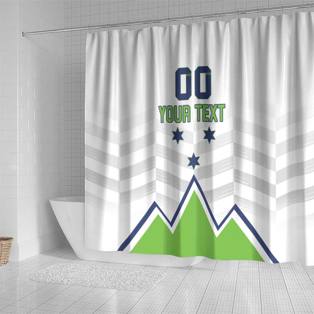Custom Slovenia Hockey Shower Curtain Risi Go Champions