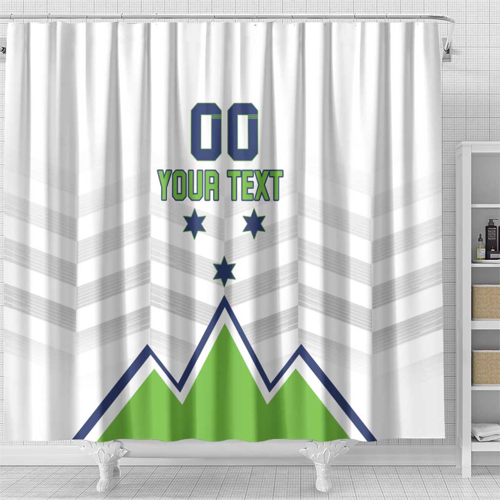 Custom Slovenia Hockey Shower Curtain Risi Go Champions