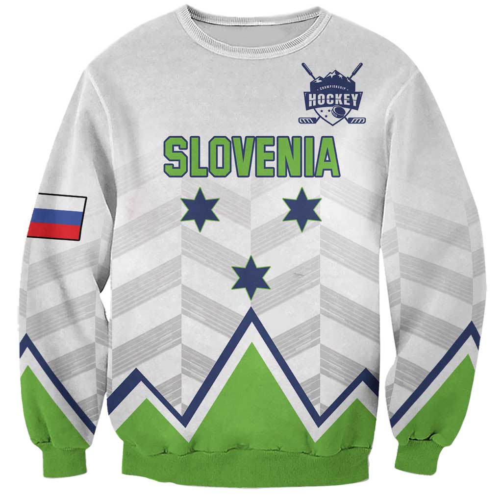 Custom Slovenia Hockey Sweatshirt Risi Go Champions