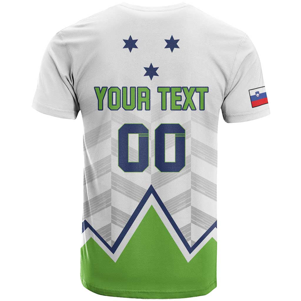 Custom Slovenia Hockey T Shirt Risi Go Champions