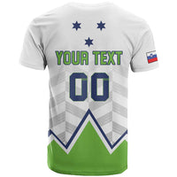 Custom Slovenia Hockey T Shirt Risi Go Champions
